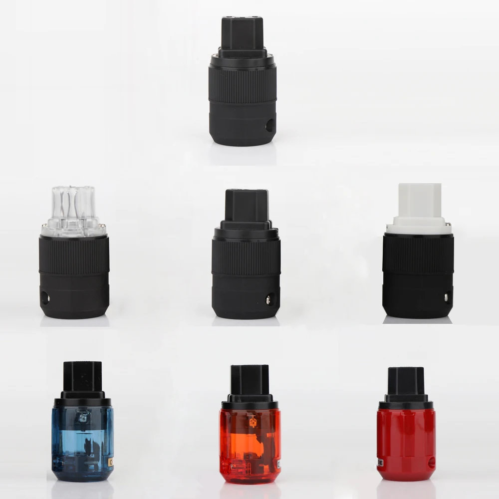 Штепсельная Вилка Schuko AC с покрытием 24-каратным золотом и родиевым 2 шт. + зазор