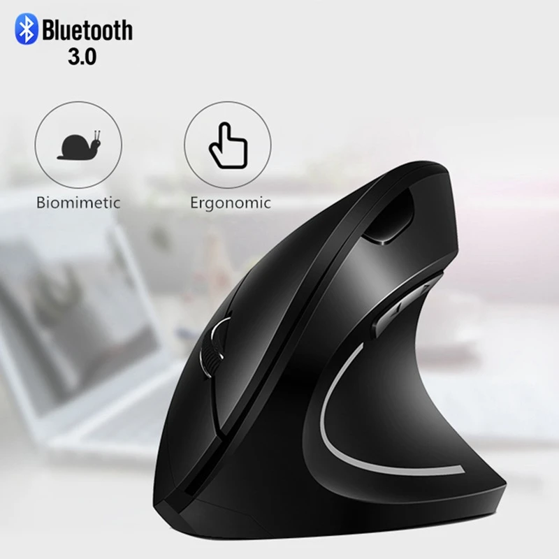 Bluetooth беспроводная Вертикальная игровая мышь оптическая эргономичная