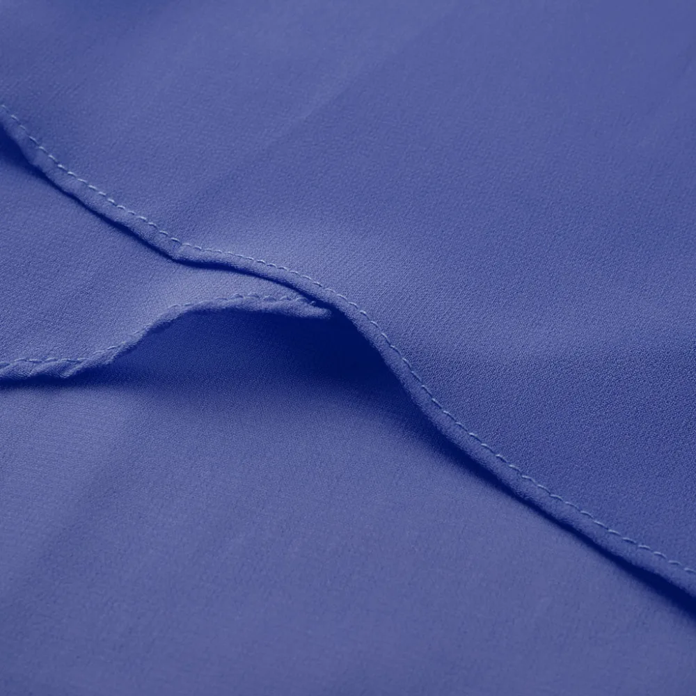 Женская шифоновая блузка с V образным вырезом и короткими рукавами|Блузки| |