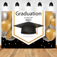 graduation class of 2021 graduate hat balloon baby birthday party photographic background photography backdrop photocall prop