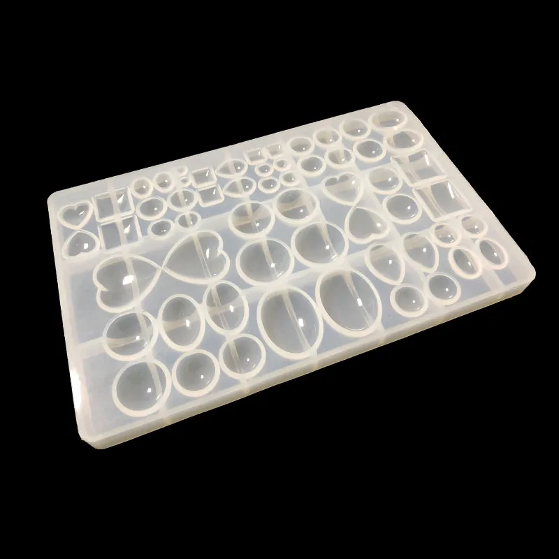 Большая Прозрачная силиконовая форма сделай сам овальные круглые серьги