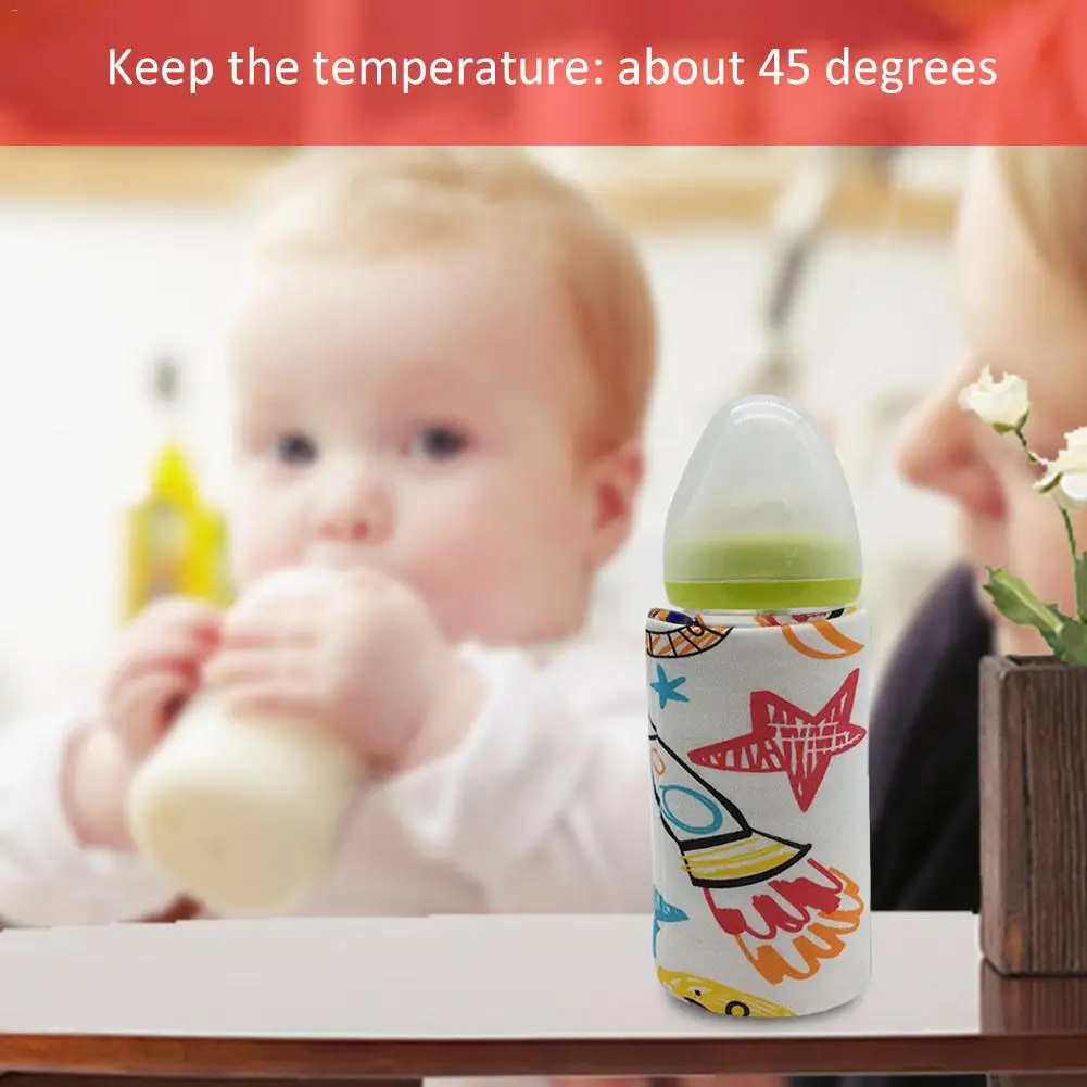 Детская USB бутылка теплый мешок для путешествий автомобиля композитный