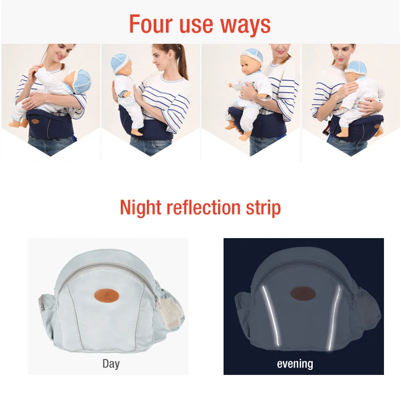 Рюкзак-Кенгуру Hipseat эргономичный переносчик для новорожденного Хипсит(пояс для ношения ребенка) держатель пояс рюкзак Регулируемый младенческой Дети Хип сиденья