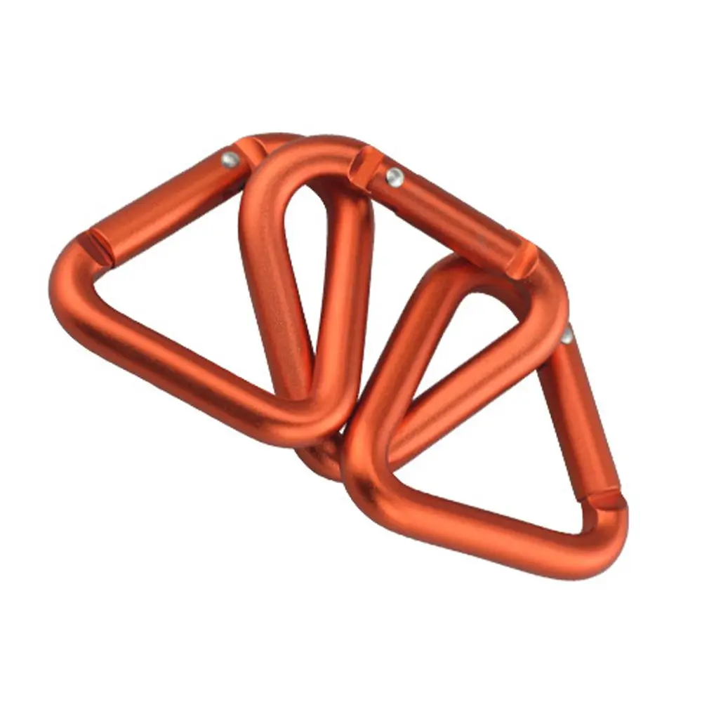 

5pcs Triangle Carabiner Outdoor Camping Multi Tool Carabiner Keychain Key Ring Outdoor Survival Lock Carabiner Camping Equipment