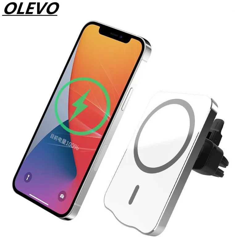 

Wireless Charger Magnetic 15W Fast Charging Base For Apple iPhone 11/12/13 Mini Pro Max Xiaomi Huawei Car Mobile Phone Bracket