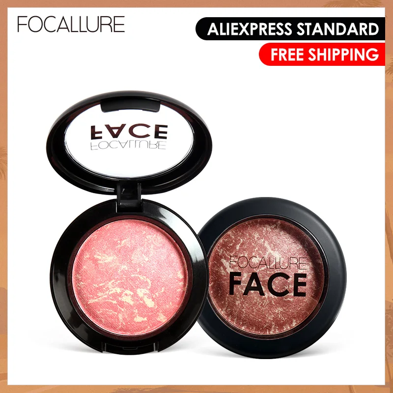 Румяна для лица FOCALLURE профессиональная минеральная запеченная румяна бронзер