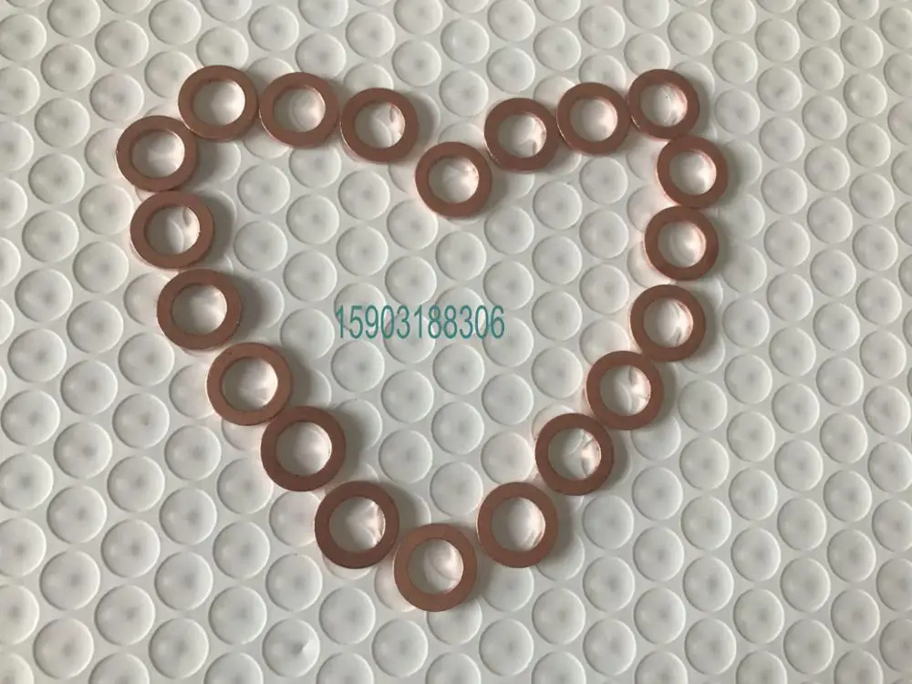 

20pcs/pack 10mm x 16mm x 1.4mm solid copper washer seal flat ring gasket oil seal fitting