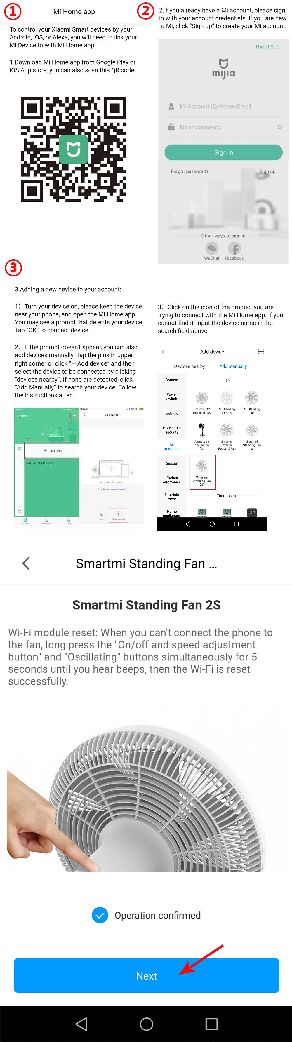 

Smartmi Fan 2s Standing Floor Fan DC Natural Wind Home Appliances Xiaomi EU Mijia APP AI Control