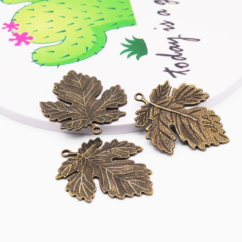 5 шт./лот высококачественные античные бронзовые Подвески ручной работы в виде