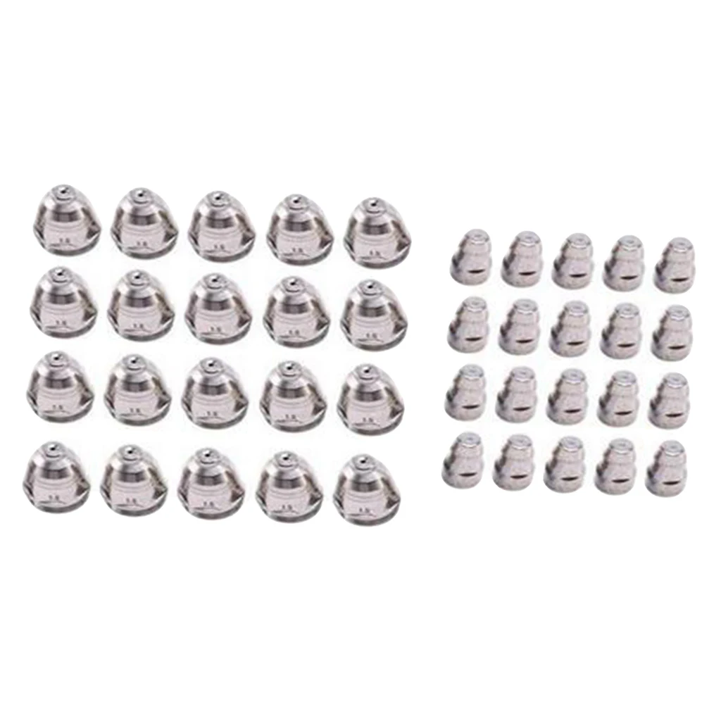 

P80 Plasma Cutting Torch Electrode Nozzle Consumables Kit 1.5mm , High Performance