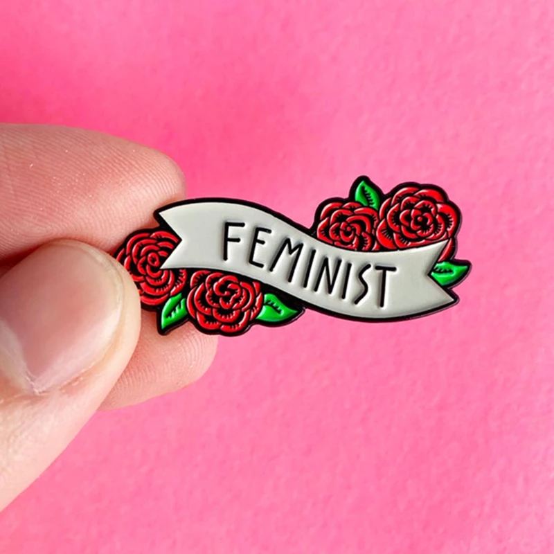 Женская эмалированная брошь в виде цветка розы | Украшения и аксессуары