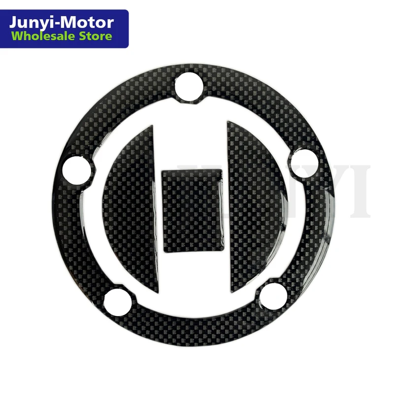 Наклейка на крышку бака мотоцикла передний конец верхний зажим углеродная