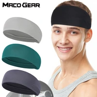 summer elastic sports sweatband absorbent sweat hair head running headband yoga gym tennis badminton bandage ski jog basketball