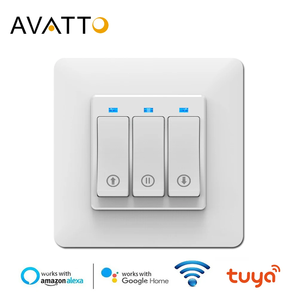 Штора AVATTO для занавесок с Wi Fi переключатель роликовых затворов электродвигатель