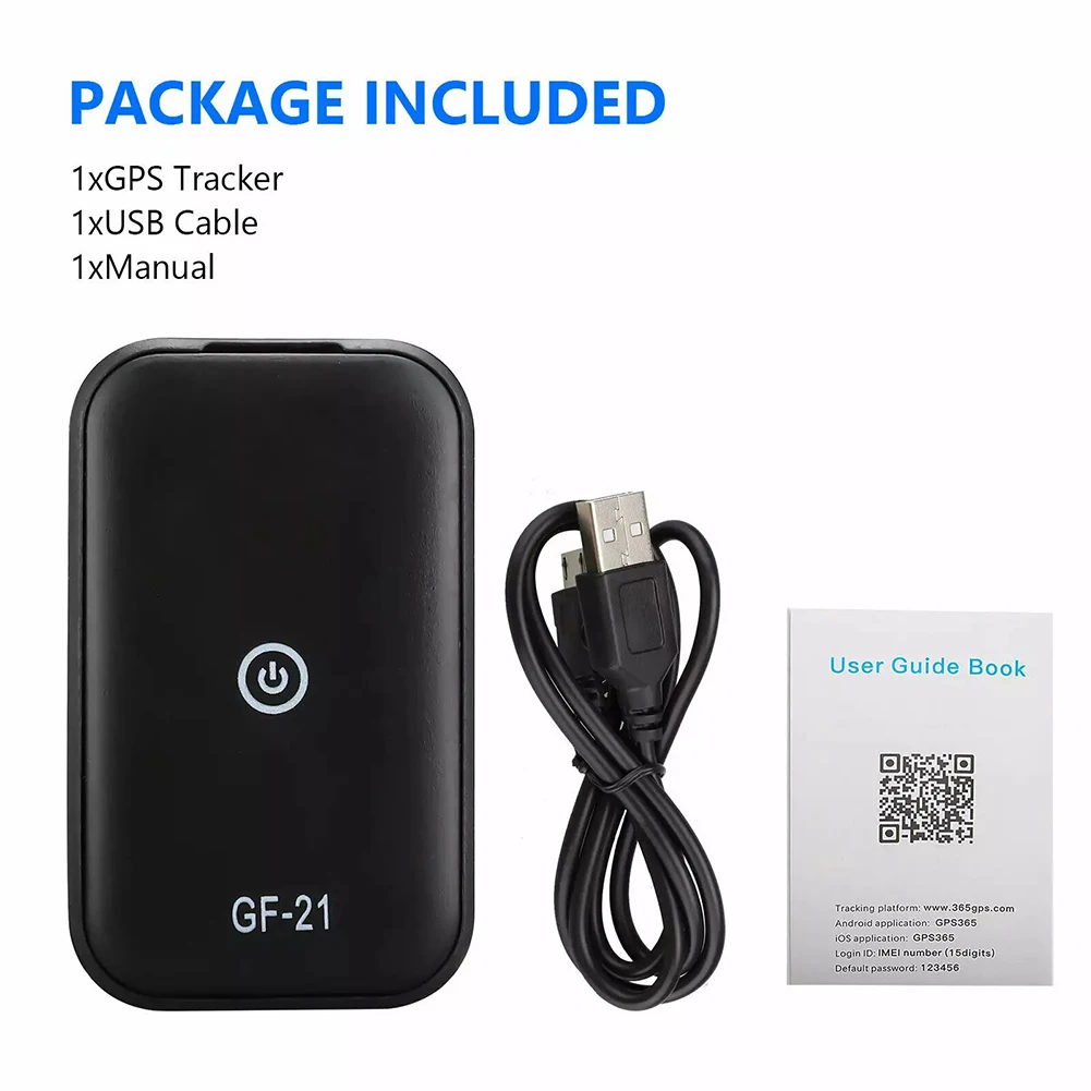 

USB Charger Car Tracker Use SIM Card AC 110-220V Black DC 5V For Android And IOS Li-ion Battery Accessories
