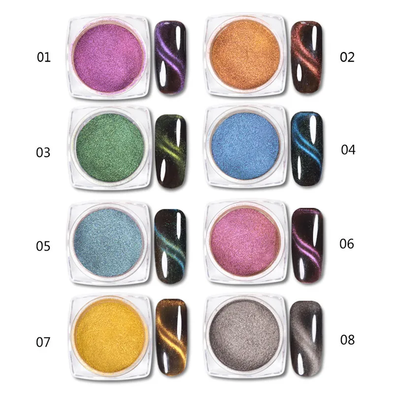 BeautyBigBang, 1 г, кошачьи глаза, 3D пудра, волшебный блеск для ногтей, УФ-гель, магнит для маникюра, лак для ногтей, пудра, пигментные аксессуары