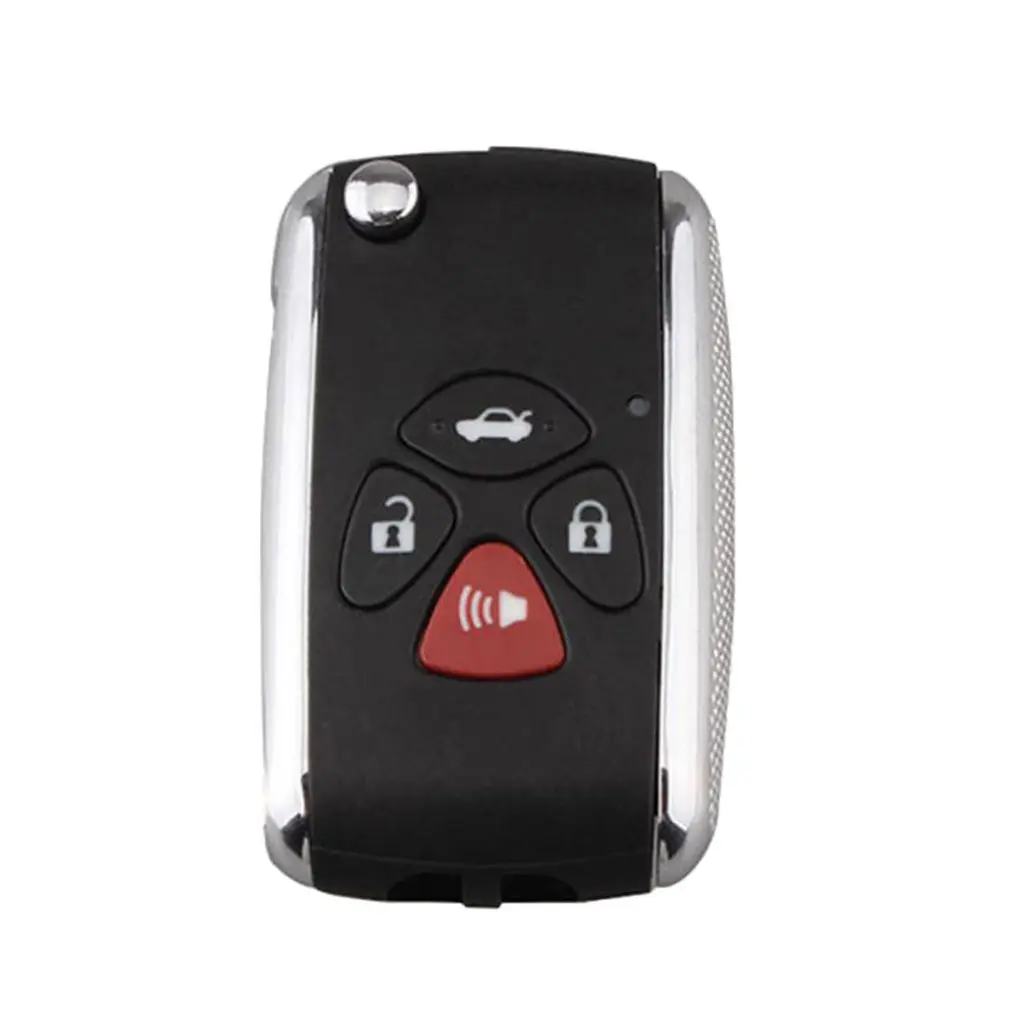 

Great Performance 4Buttons Flip Remote Fob Key Case for Camry Corolla