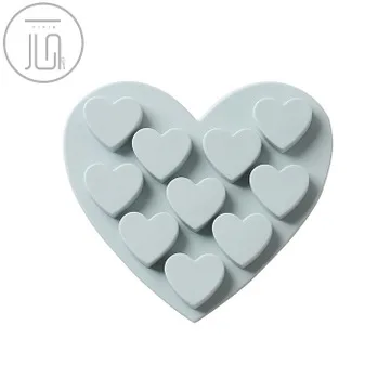 10 Even Small Love Silicone Handmade Soap Cake Mold DIY Chocolate Baking Ice Grid | Molds