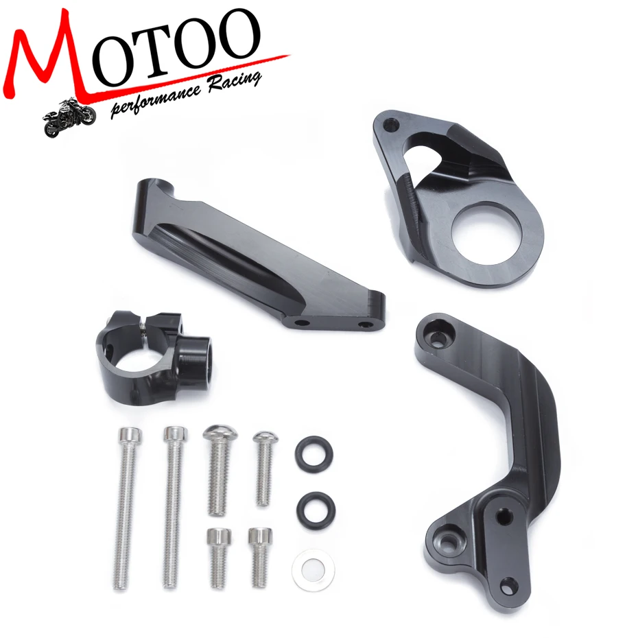 

For SUZUKI GSXR1000 GSXR 1000 2009-2018 Motorcycles Adjustable Steering Stabilize Damper Bracket Mount Support Kit Accessories