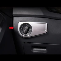 for tiguan mk2 2016 2017 2018 abs matte inner head lamp light switch cover trim accessories car styling 1pcs