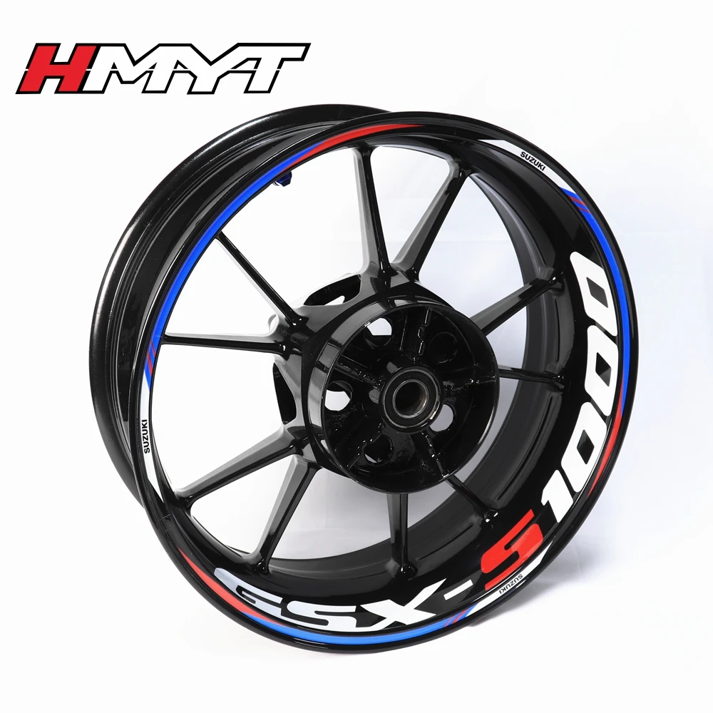 Наклейки для мотоцикла подходящие Suzuki GSX S1000 ступицы колеса светоотражающие