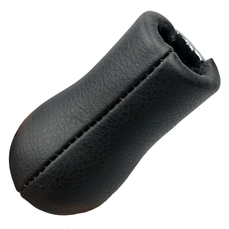 5/6 скоростной хромированный рычаг переключения передач ручка кожаный чехол для