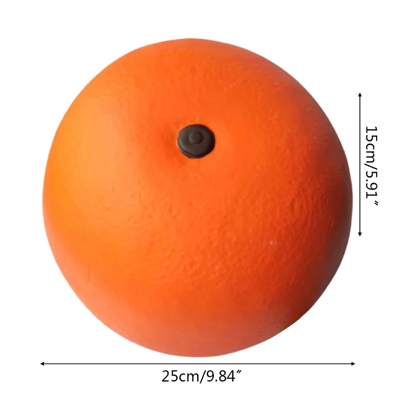 

Slow Rising Orange Charms Fruit Rising Cream Stress Relief Kawaii Toys Soft Present Gifts for Babies Kids and Adults