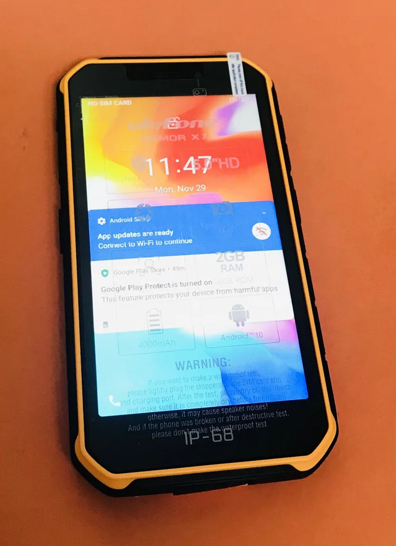 

Original Touch +LCD display+motherboard 2G RAM+16G ROM for Ulefone Armor X7 MT6761 Quad Core Free Shipping