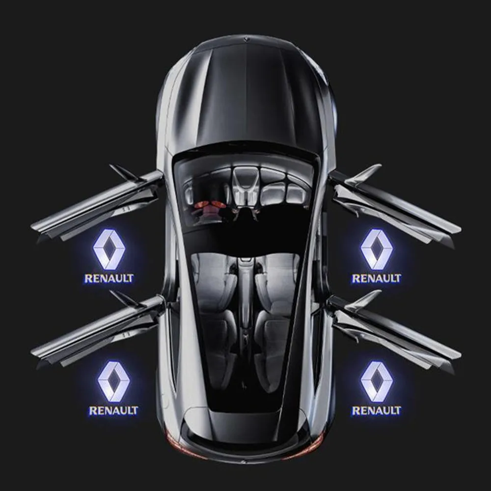 Светодиодный светильник для двери лампа с логотипом проектора Renault Laguna Espace 4 5 Vel