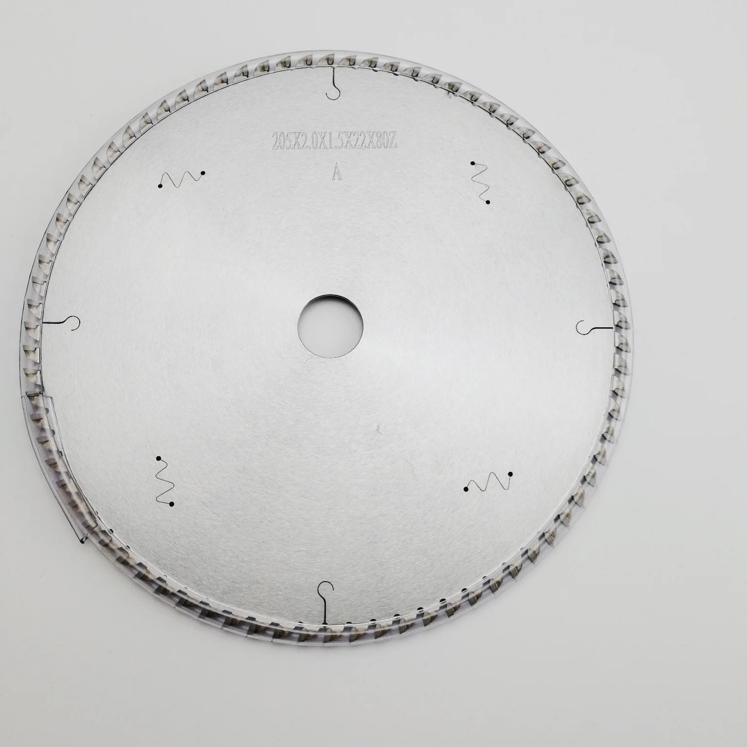 

205x2.0x1.5x22x80T 150x2.0x25.4x60T Super thin cutting tools circular saw blade disc for cutting aluminum