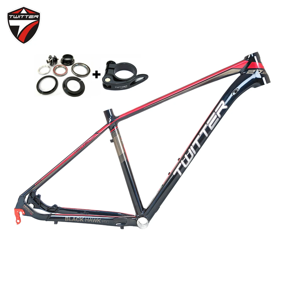 Твиттер алюминиевая велосипедная Рама из сплава 27 5 29er BLACKHAWKpro XC AL7005 рама для