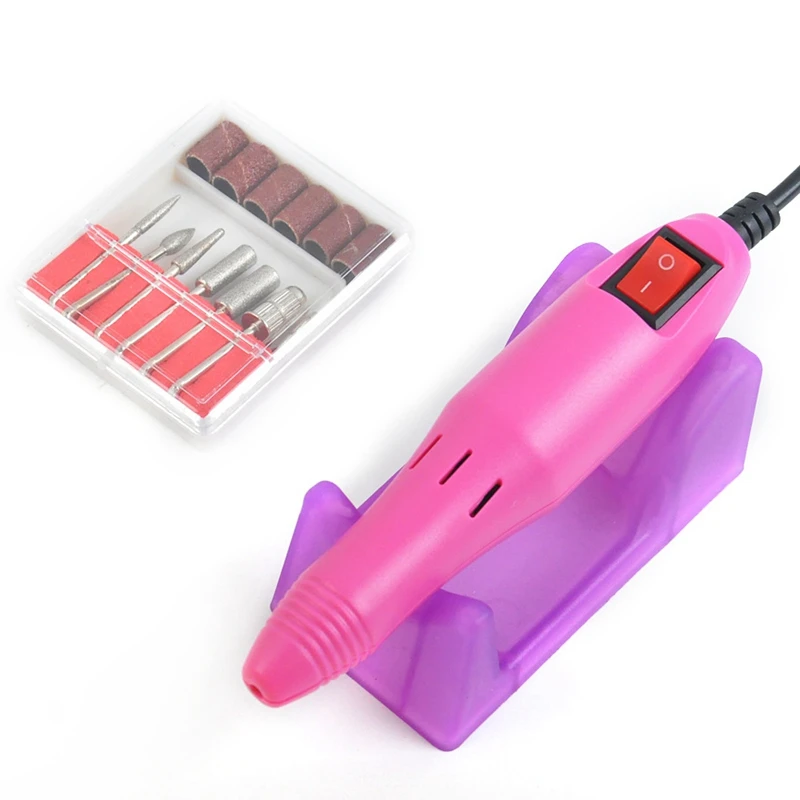 Горячая профессиональная электрическая дрель для ногтей машинка маникюра