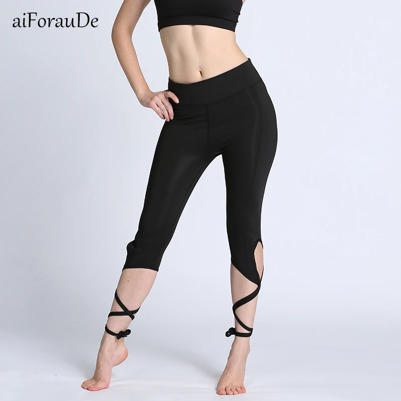 Сексуальные штаны для йоги леггинсы с высокой талией спортивные женские фитнеса
