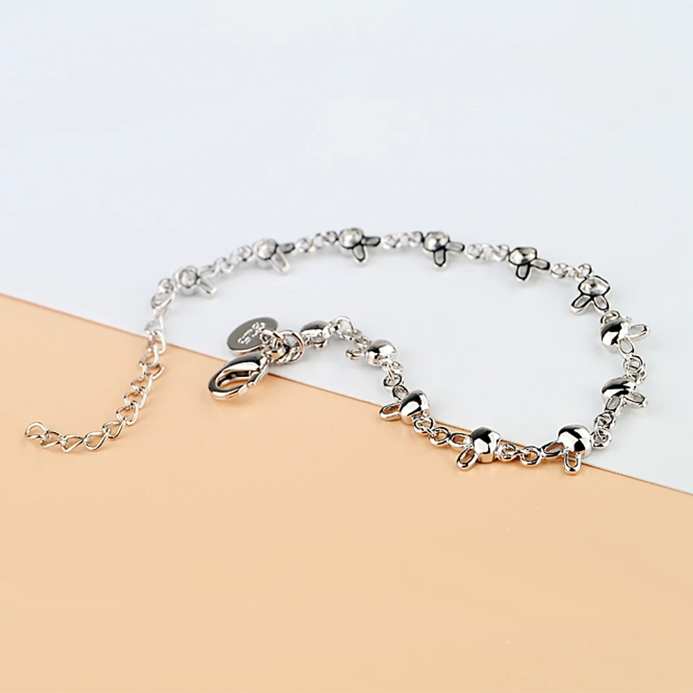 Yasmin новые серебряные ювелирные изделия серебряная манжета цепочка