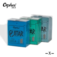 10 sets metal electric guitar strings music sounds orphee rx series practiced hexagonal carbon steel string for guitar parts
