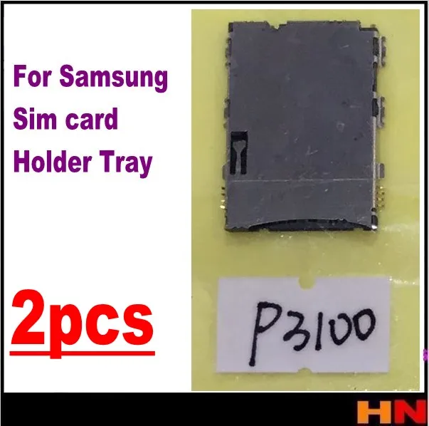 2pcs SIM card slot P3100 w2013 p6200 NEW IC CHIP STOCK | Mobile Phone Flex Cables
