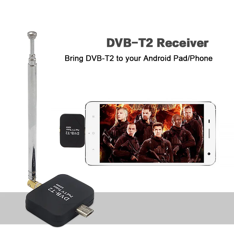 ZYKER DVB T2 Pad USB TV тюнер HD антенна цифровое телевидение Stick Watch Live приемник для Android Phone