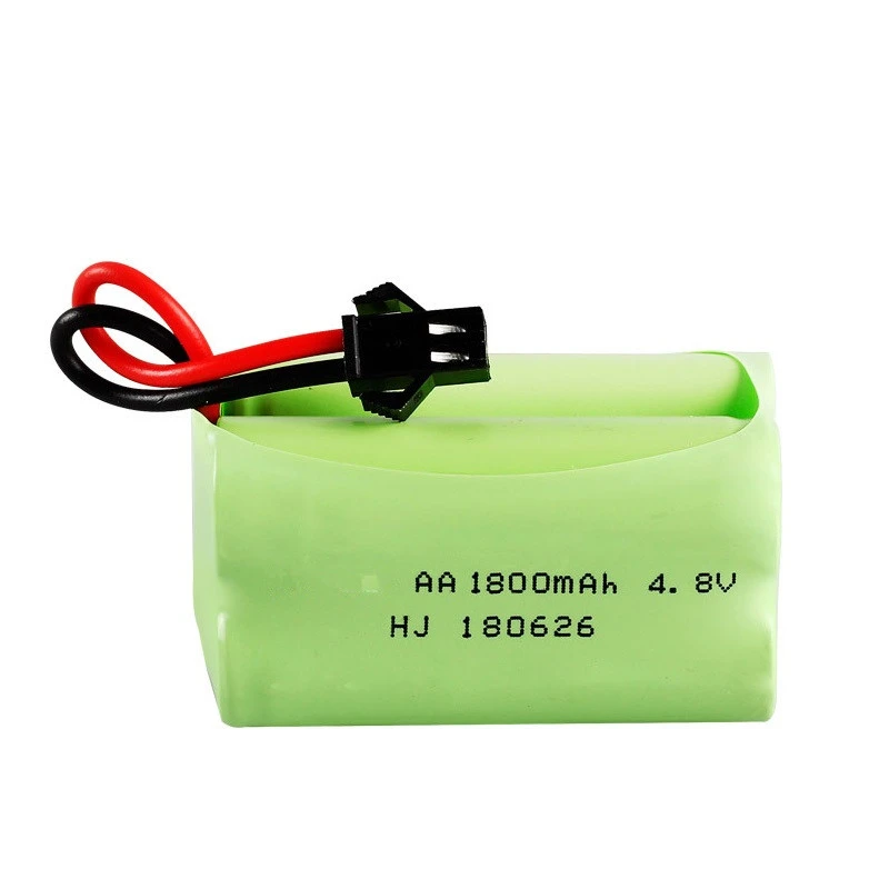 

Upgrade 4.8v 1800mah NiMH Battery For Rc Toys Cars Tanks Robots Guns Boats AA Ni-MH 2400mah 4.8v Rechargeable Battery Pack 3PCS