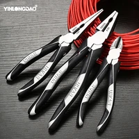 6 inch wire cutterslong nosediagonal nose pliers multifunction pliers industrial grade high hardness and durability set