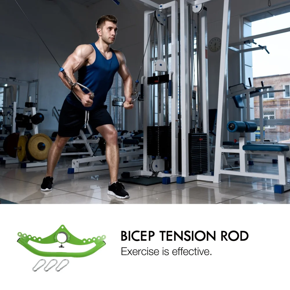 

Bicep Tension Rod Down Rope Handle Bicep Bar Triceps Rope Fitness Grip