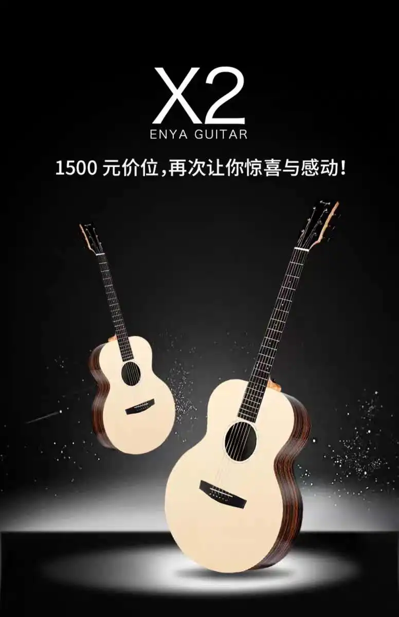 Распродажа! Enya EA X2/EQ 41 дюймов AJ гитары энгельман ель дерево акустическая гитара