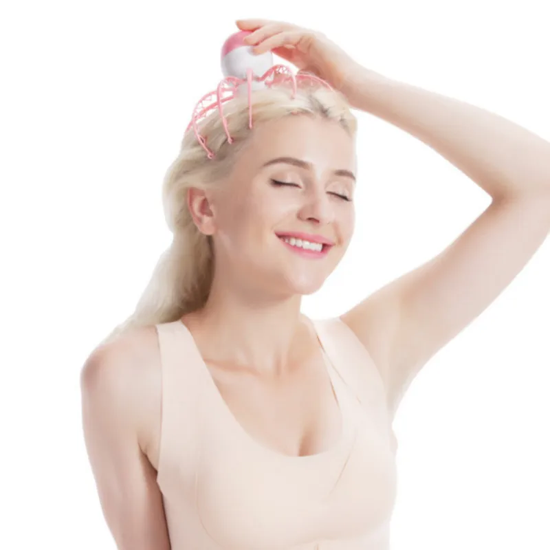 

Electric Head Massager Octopus Shape Scalp Vibration Dredge Meridian Deep Relax Head Scratching Headache Scalp Massager
