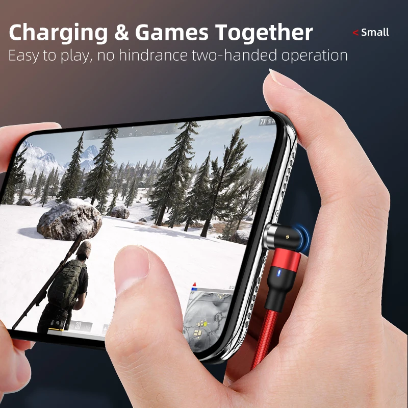 

KSTUCNE Magnetic USB Cable For iPhone 11 Charger 540 Degree Rotate USB Type C Cable For Samsung Xiaomi Magnetic Micro USB Cables