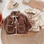 2021 зимние детские парки MILANCEL, утепленное меховое пальто с подкладкой для девочек, модная верхняя одежда для младенцев