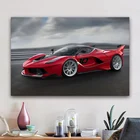 Плакаты Supercar Ferraris FXX K, обои для спортивного автомобиля, картины на холсте, настенное искусство для домашнего декора комнаты