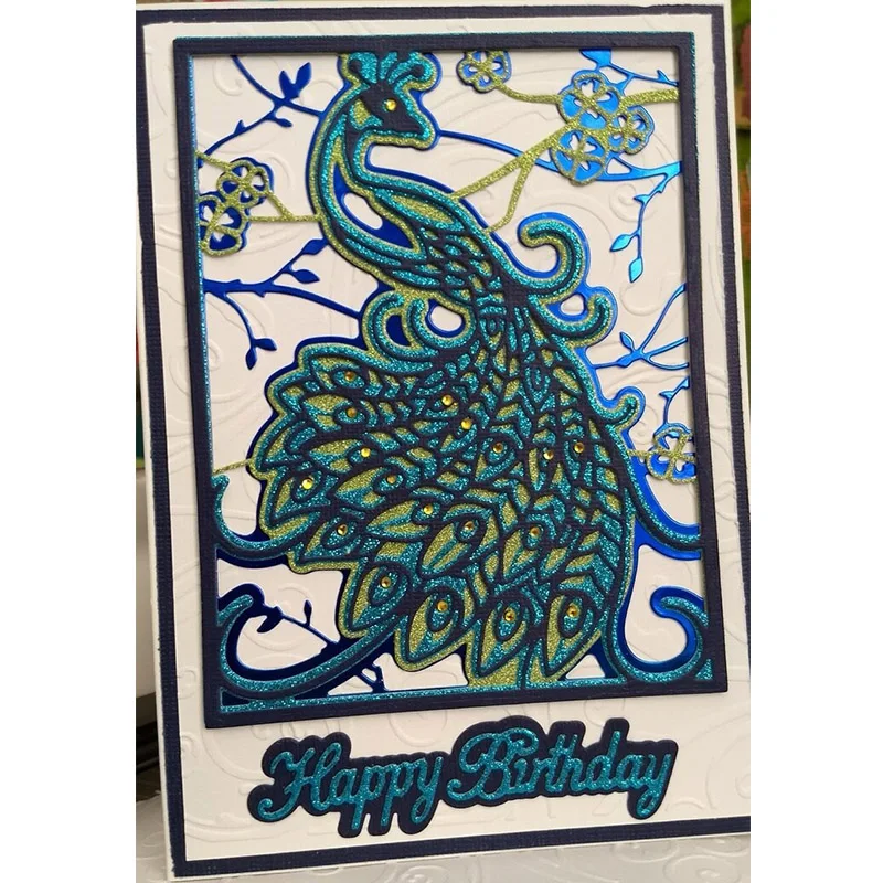 Удивительные павлиньи металлические режущие штампы павлина для изготовления