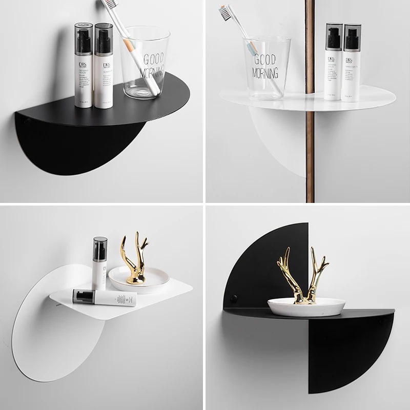 Полка для ванной черная угловая полка хранения из нержавеющей стали органайзер