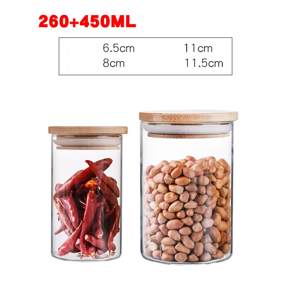 2 шт. коробка для хранения еды с крышкой деревянная Герметичная крышка кухонные