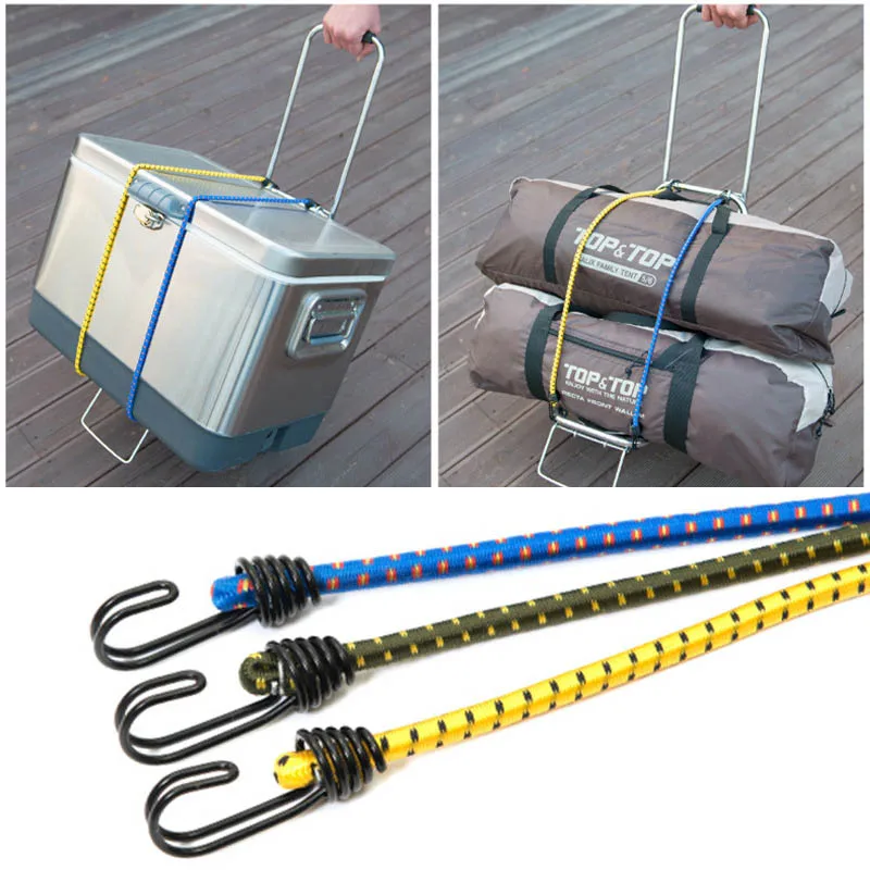 60 см велосипедный веревка для багажа эластичный шнур с двойным крючком ERU7