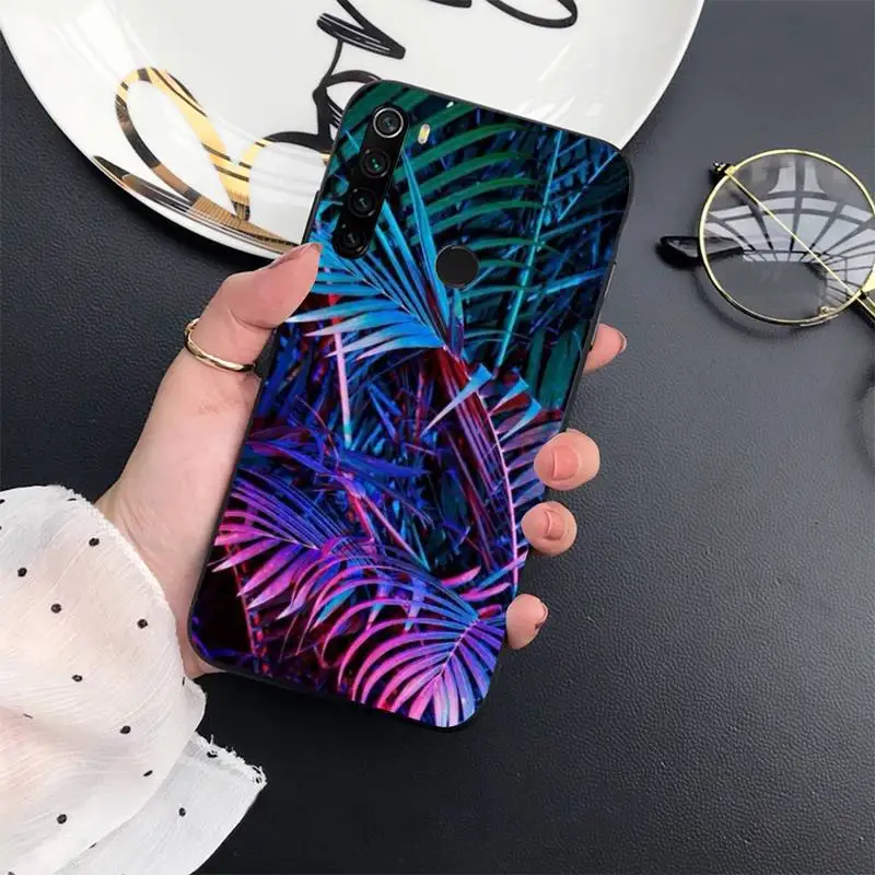 

Summer banana leaves Phone Case For Xiaomi Redmi 7 8 9t a3Pro 9se k20 mi8 max3 lite 9 note 9s 10 pro